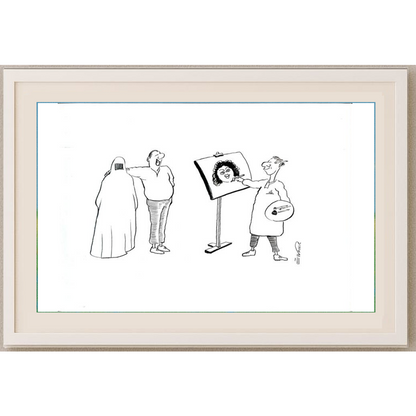 Zivanic Gostimir 29x21cm Orijinal Karikatür BOD01992