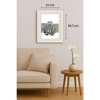 Zdzislaw Romanovski 29x21cm Orijinal Karikatür Tablo BOD02000