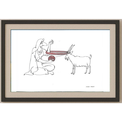 Meret Klıçev 43x30cm Orijinal Karikatür BOD02003