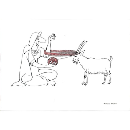 Meret Klıçev 43x30cm Orijinal Karikatür BOD02003