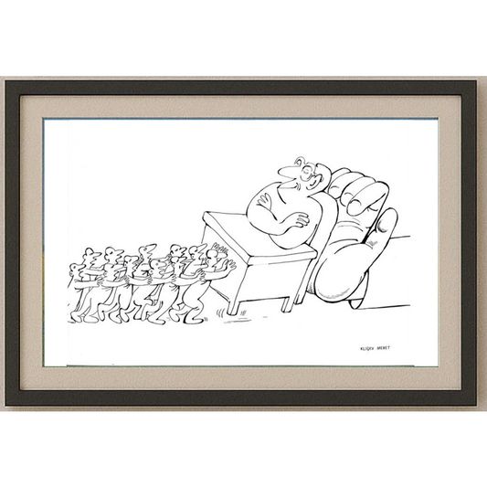 Meret Klıçev 43x30cm Orijinal Karikatür BOD02004