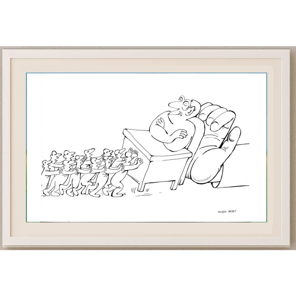 Meret Klıçev 43x30cm Orijinal Karikatür BOD02004