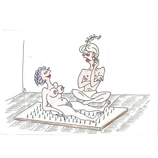 George Sabev 35x25cm Orijinal Karikatür BOD02012