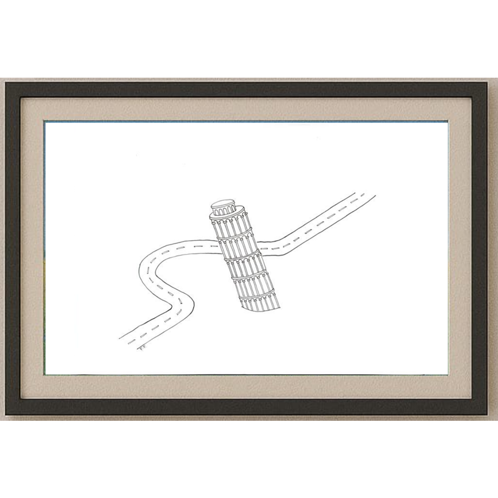 Pour Mohammad Khan Farhad 35x25cm Orijinal Karikatür BOD02019