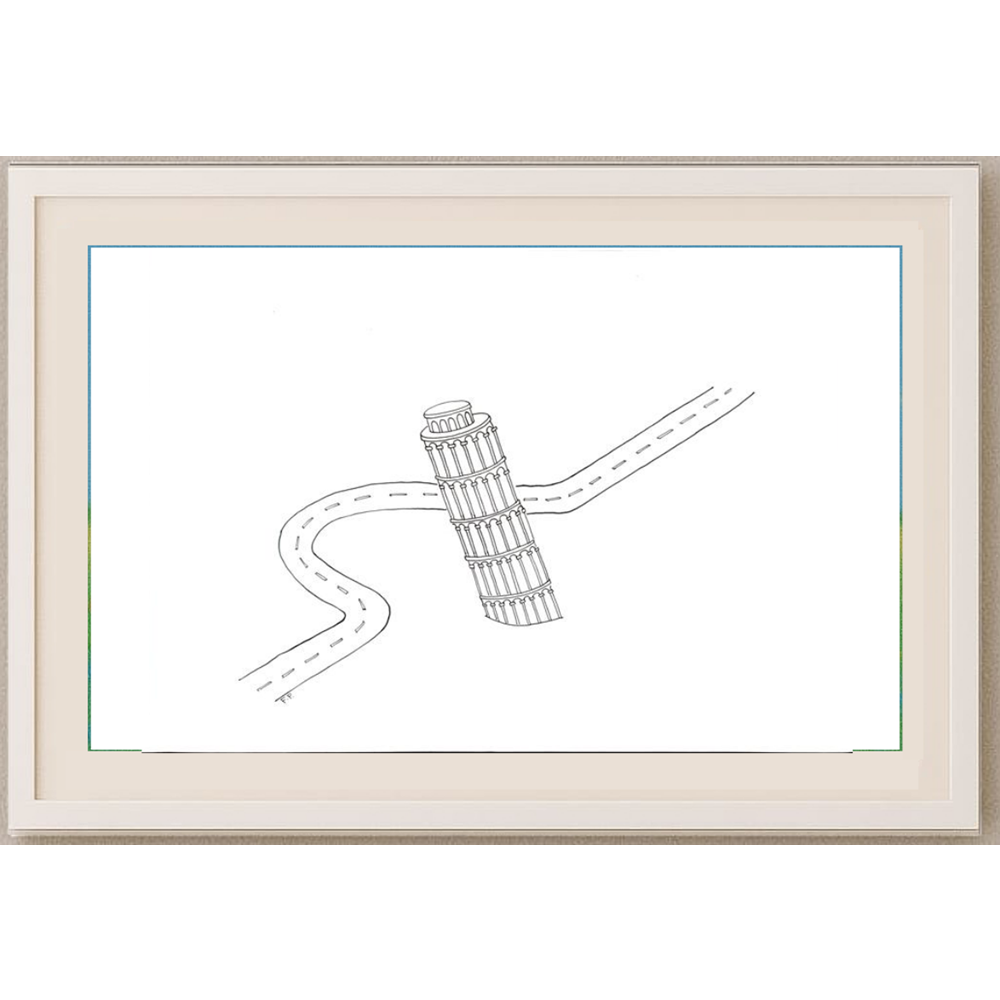 Pour Mohammad Khan Farhad 35x25cm Orijinal Karikatür BOD02019