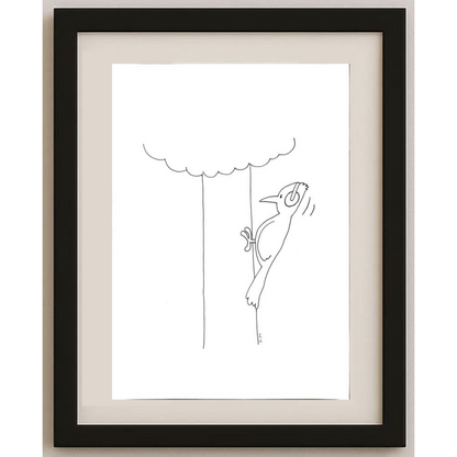 Pour Mohammad Khan Farhad 35x25cm Orijinal Karikatür BOD02020
