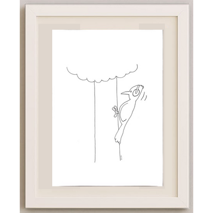Pour Mohammad Khan Farhad 35x25cm Orijinal Karikatür BOD02020