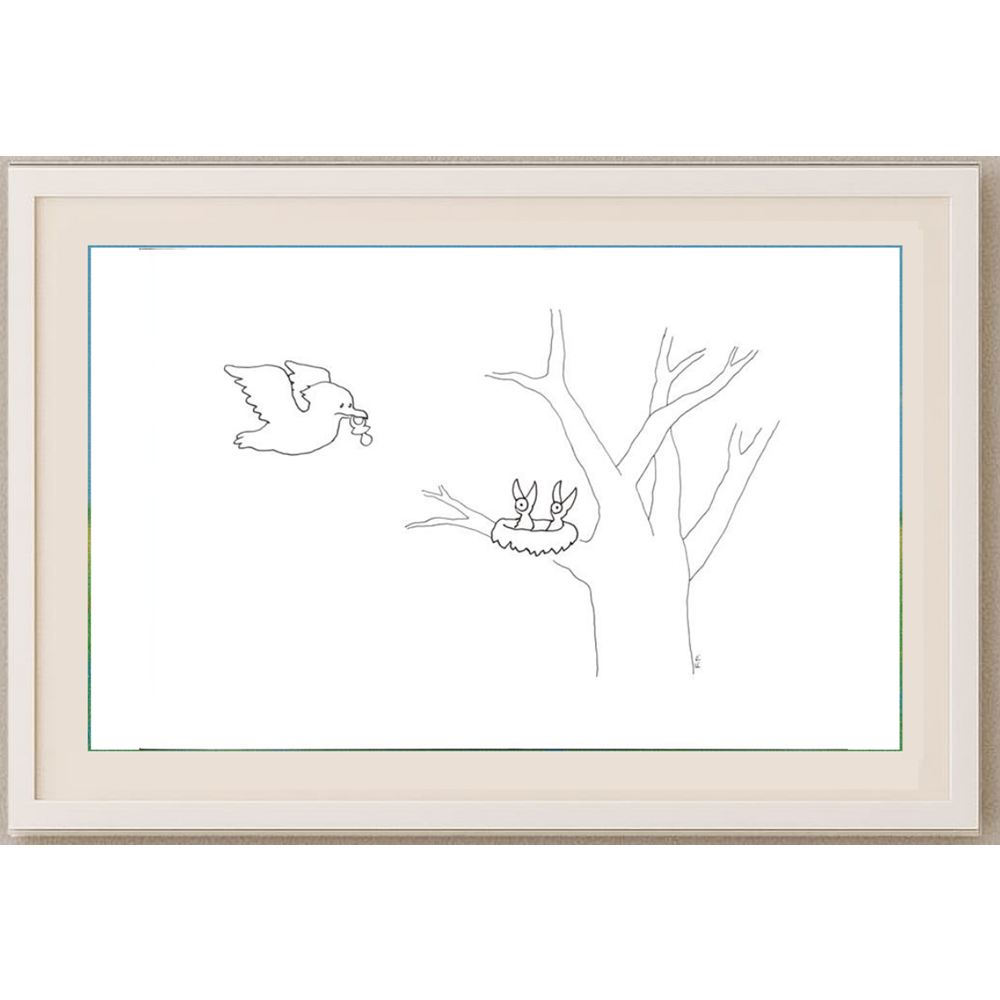 Pour Mohammad Khan Farhad 35x25cm Orijinal Karikatür BOD02021