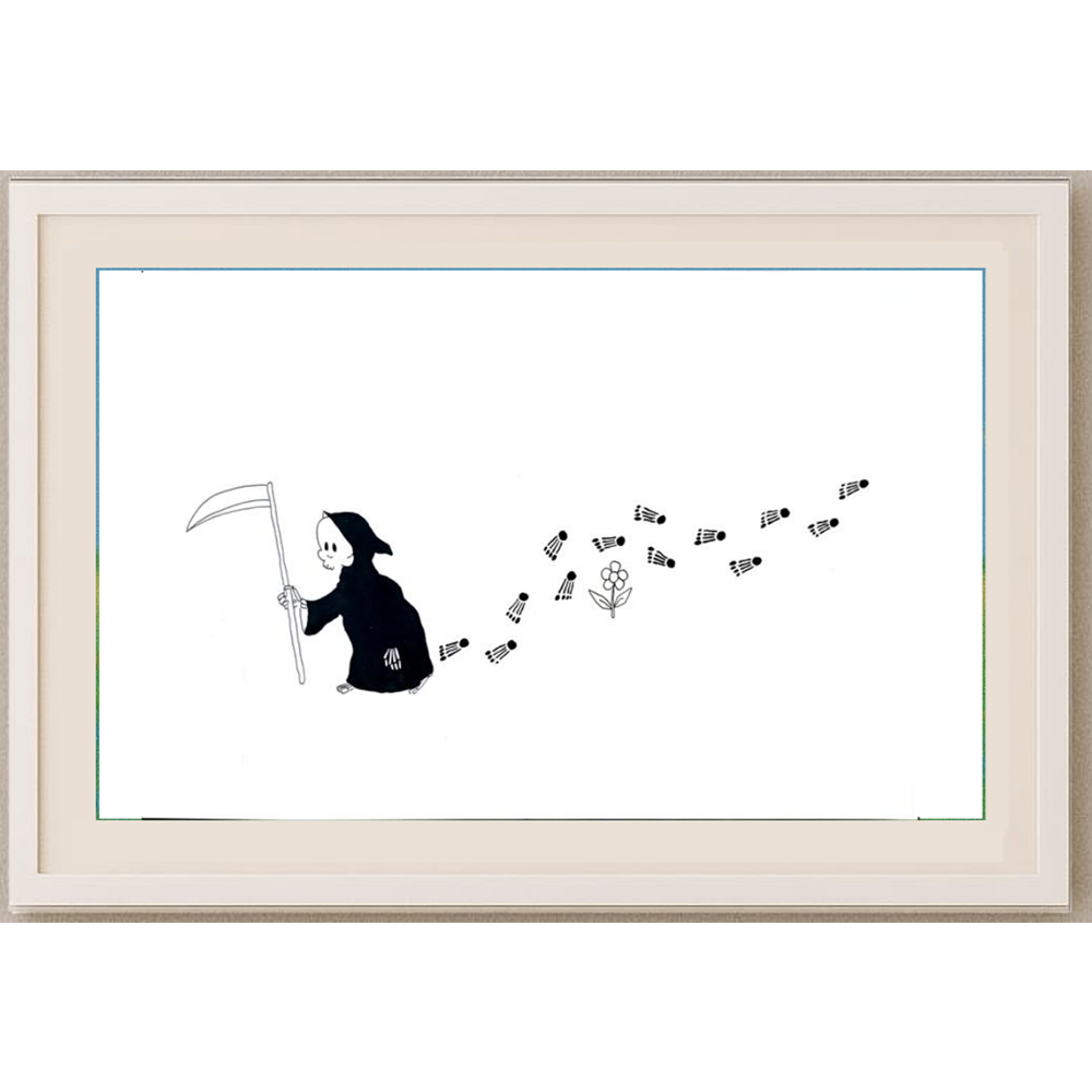 Pour Mohammad Khan Farhad 35x25cm Orijinal Karikatür BOD02023