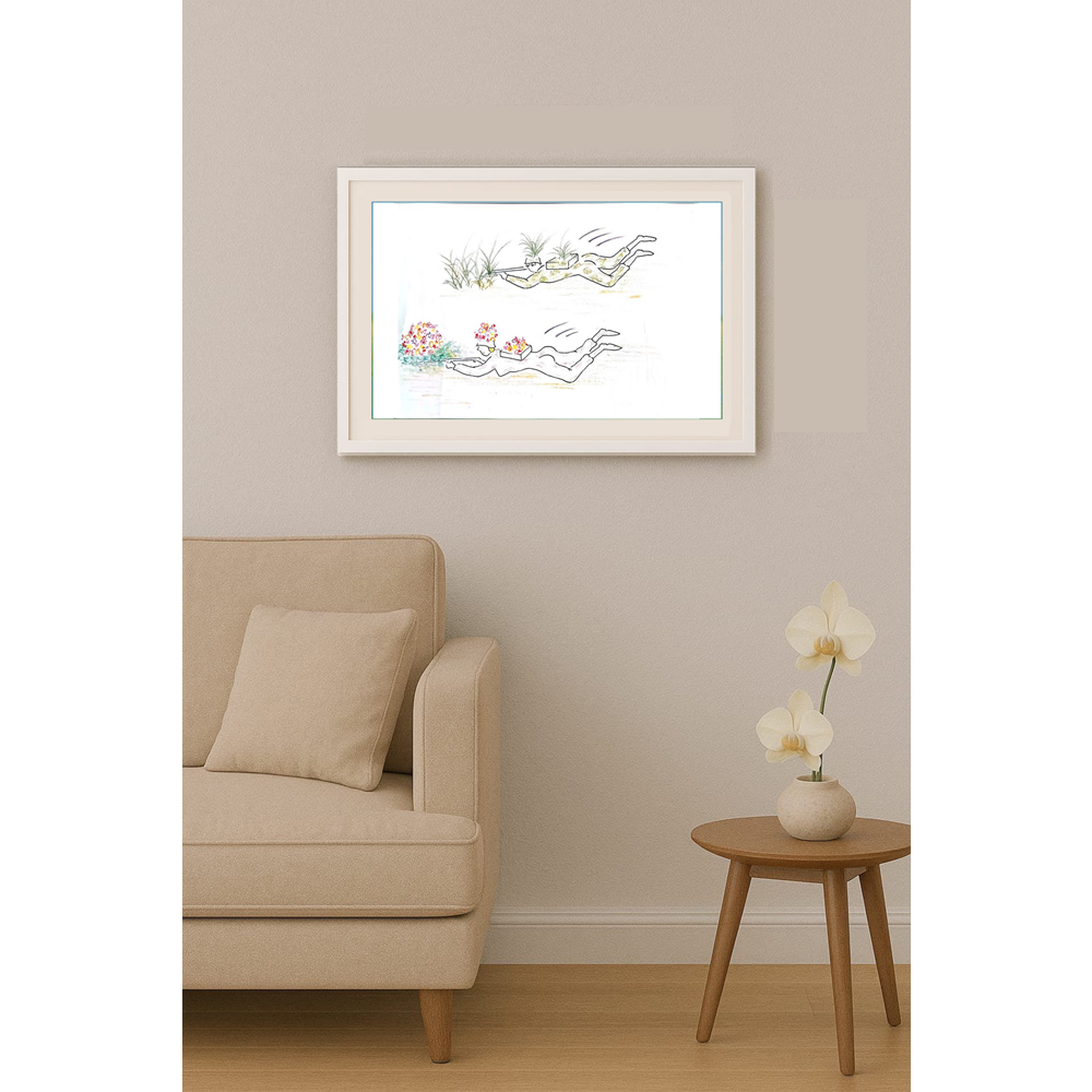 Zola Zli 35x25cm Orijinal Karikatür Tablo BOD02032