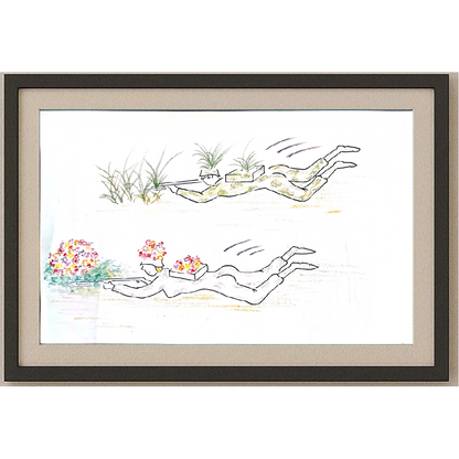 Zola Zli 35x25cm Orijinal Karikatür Tablo BOD02032