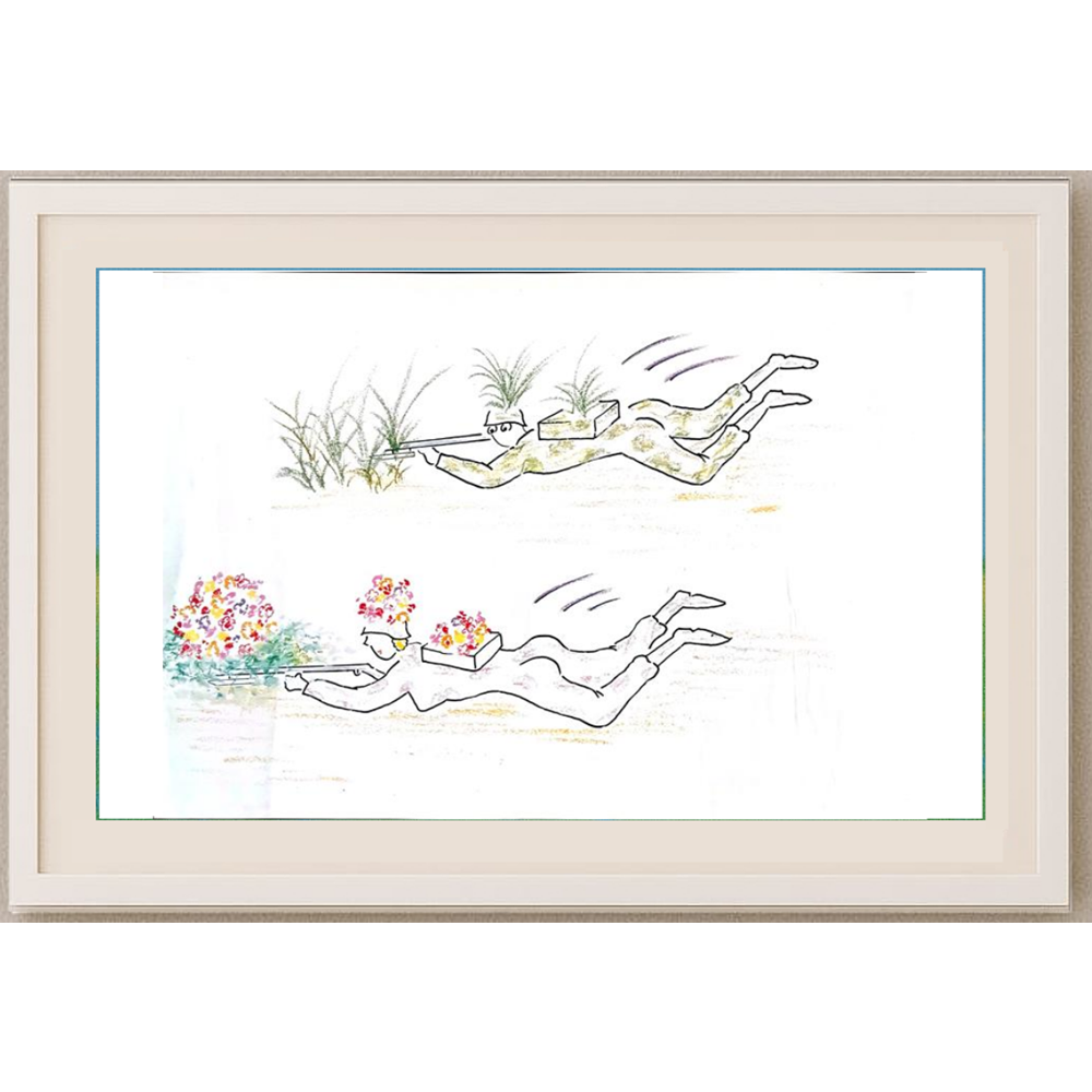 Zola Zli 35x25cm Orijinal Karikatür Tablo BOD02032