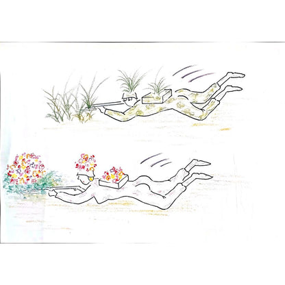 Zola Zli 35x25cm Orijinal Karikatür Tablo BOD02032