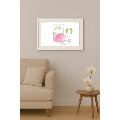 Zola Zli 35x25cm Orijinal Karikatür Tablo BOD02033