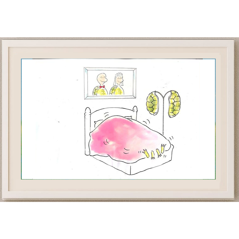 Zola Zli 35x25cm Orijinal Karikatür Tablo BOD02033