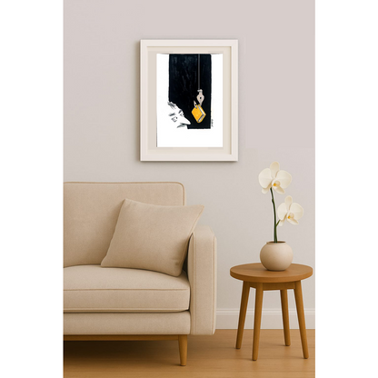 Stojan Dechev 35x25cm Orijinal Karikatür Tablo BOD02035