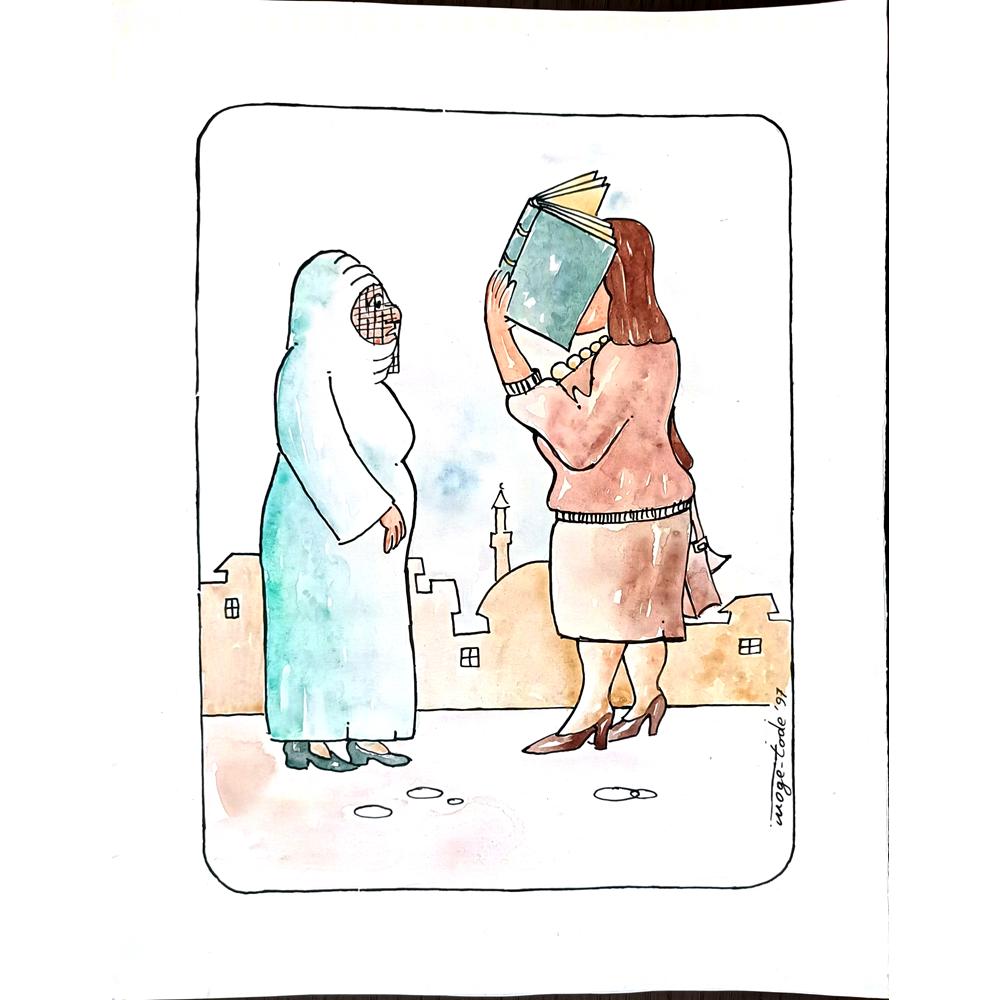 Tode Blazevski 35x25cm Orijinal Karikatür BOD02036