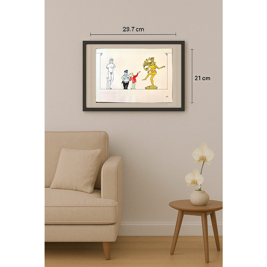 Kokus 29x21cm Orijinal Karikatür BOD02037