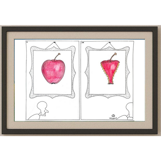 Mostafa Hossein Nia 35c25cm Orijinal Karikatür BOD02039
