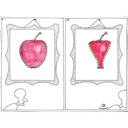 Mostafa Hossein Nia 35c25cm Orijinal Karikatür BOD02039