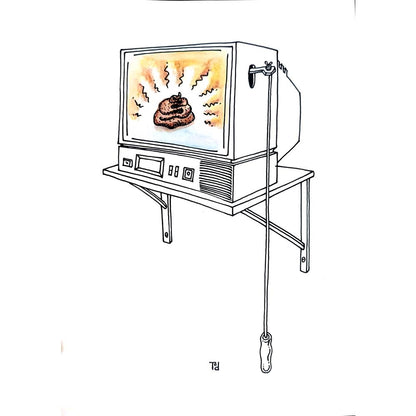 Tomislav Dusanic 29x21cm Orijinal Karikatür BOD02056