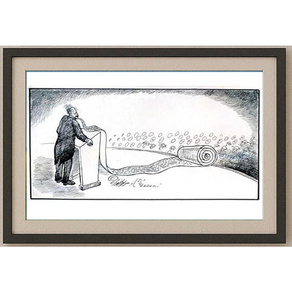 Ali Divandari 29x21cm Orijinal Karikatür BOD02058