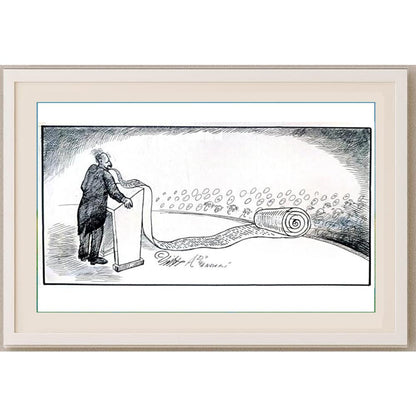 Ali Divandari 29x21cm Orijinal Karikatür BOD02058