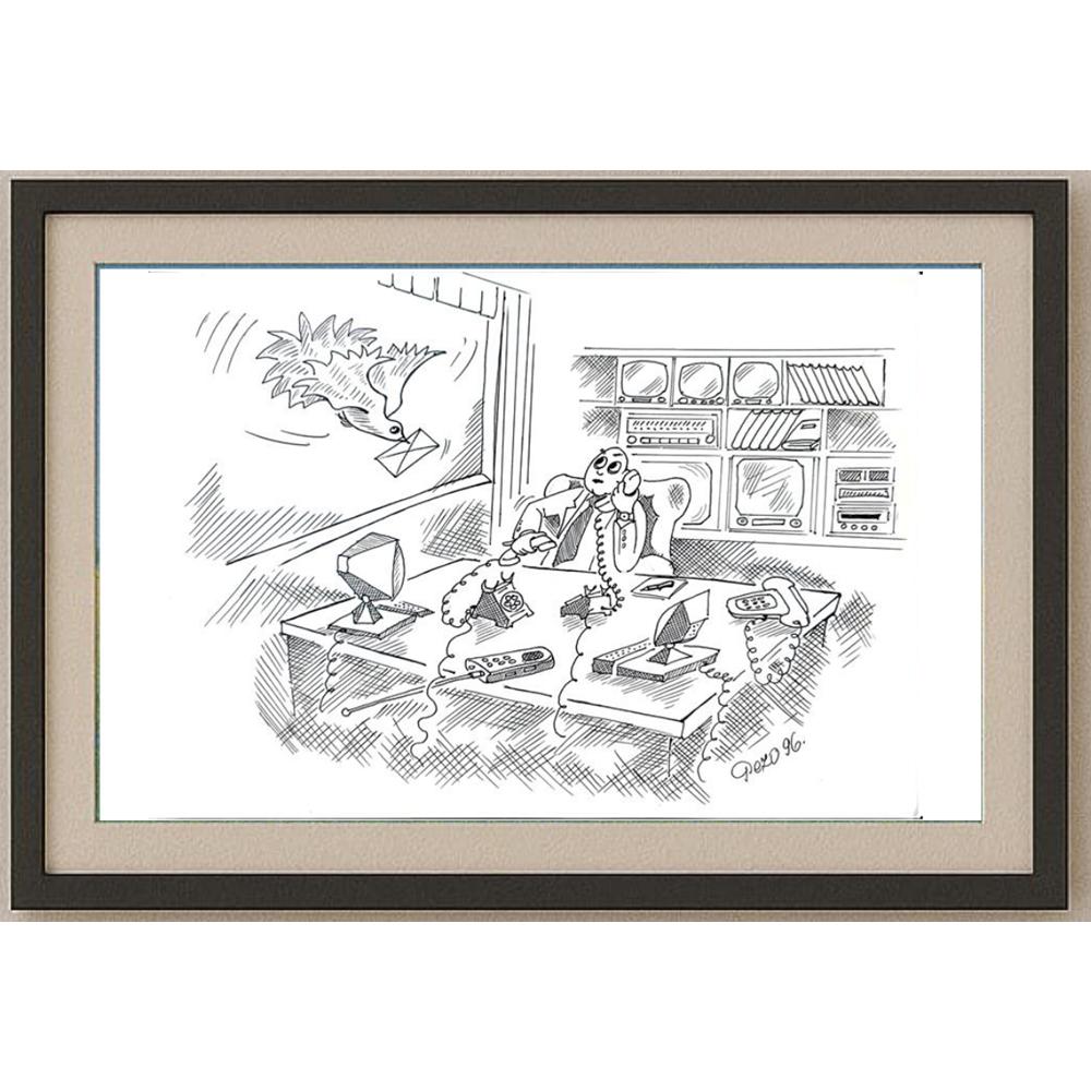 Ivica Pezo 29x21cm Orijinal Karikatür BOD02059