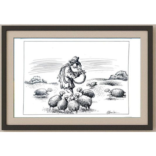 Sergey Savilov 29x21cm Orijinal Karikatür BOD02060