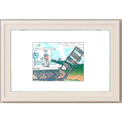Jose Polo 29x21cm Orijinal Karikatür BOD02063