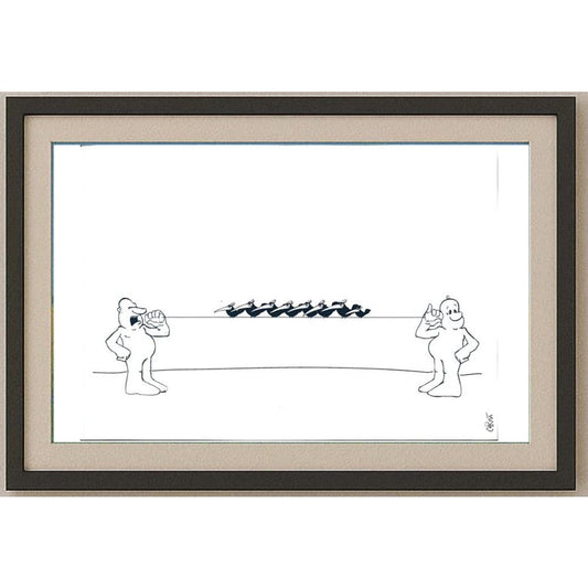 Chris Hovian 29x21cm Orijinal Karikatür BOD02073