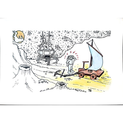 Tomislav Dusanic 29x21cm Orijinal Karikatür BOD02076