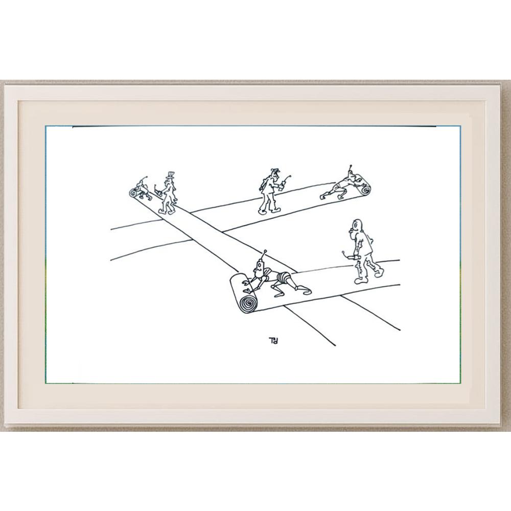 Tomislav Dusanic 29x21cm Orijinal Karikatür BOD02078