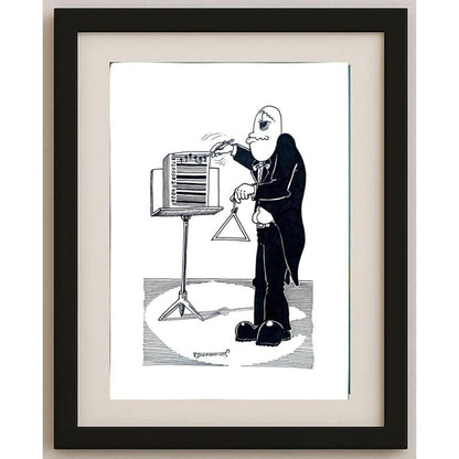 Tomislav Dusanic 29x21cm Orijinal Karikatür BOD02091