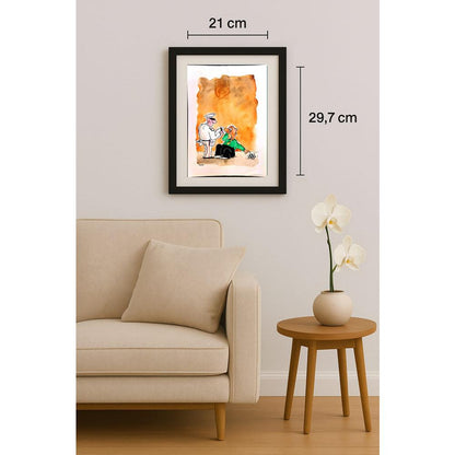 Alexander Dubovsky 29x21cm Orijinal Karikatür BOD02099