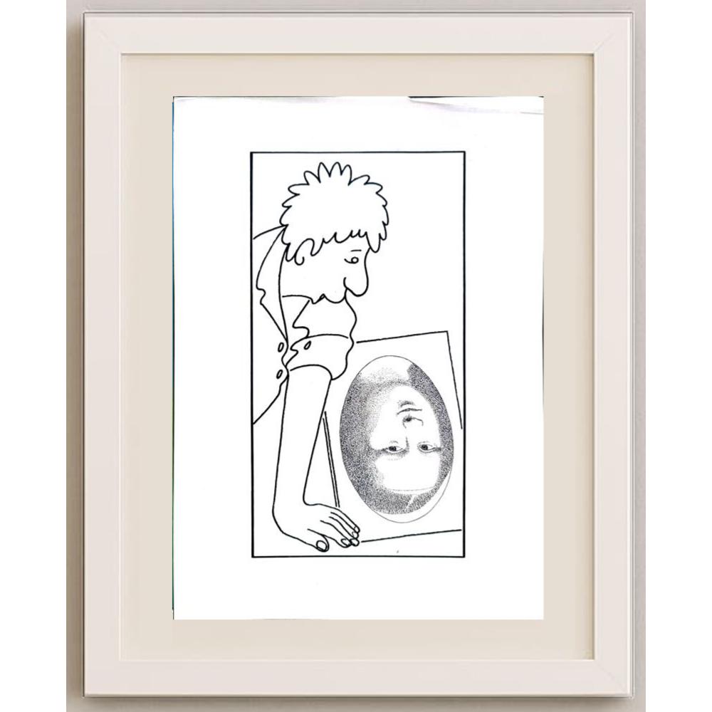 Vitalij Koryako 29x21cm Orijinal Karikatür BOD02100