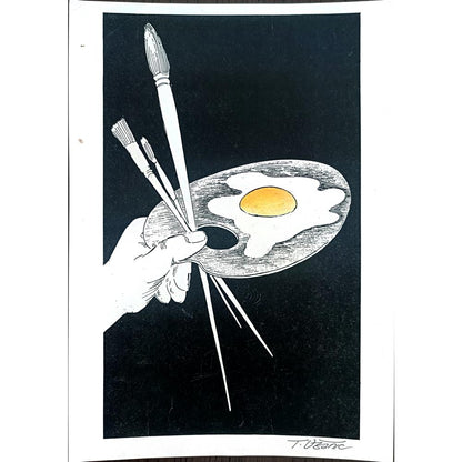 Tomislav Ozanic 29x21cm Orijinal Karikatür BOD02101