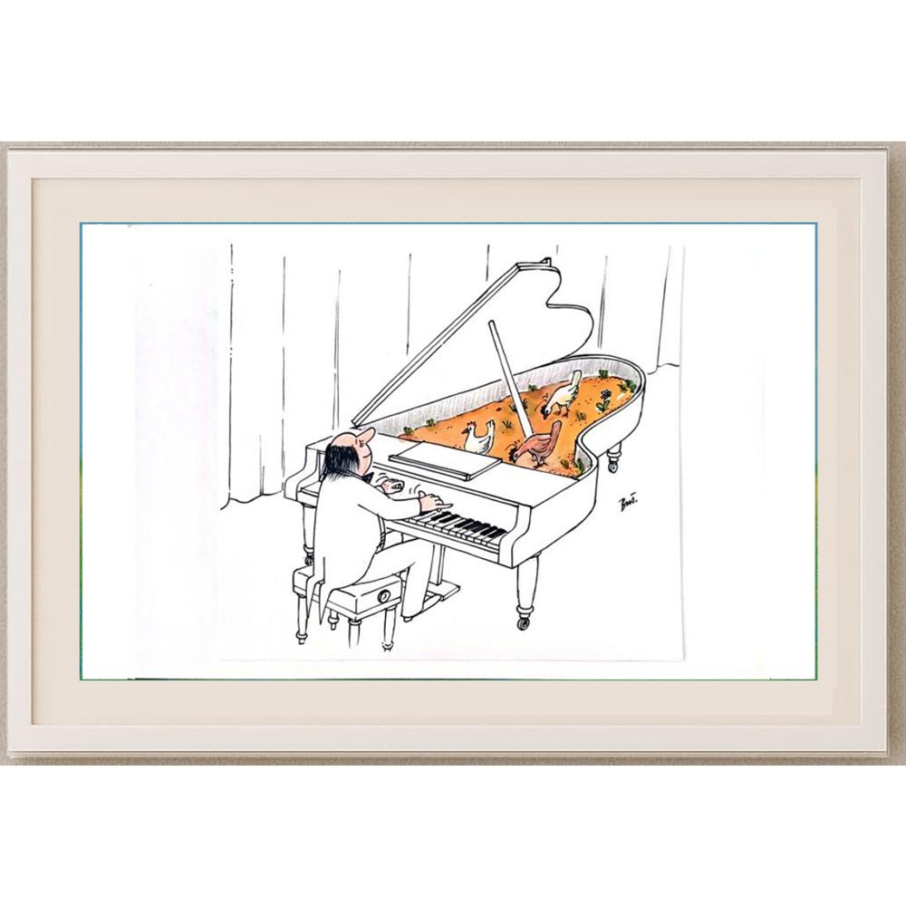 Jaw Bubla 29x21cm Orijinal Karikatür BOD02102