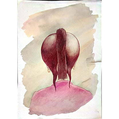 Medi Belortaja 29x21cm Orijinal Karikatür BOD02109