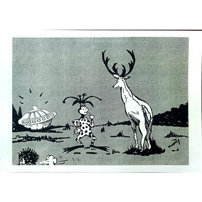 Unknown 29x21cm Orijinal Karikatür BOD02112
