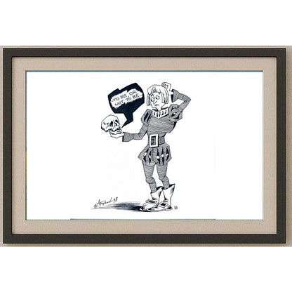 Arkady Tzkun 35x25cm Orijinal Karikatür BOD02117