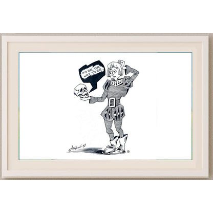 Arkady Tzkun 35x25cm Orijinal Karikatür BOD02117