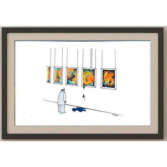 Vladimiras Beresniovas 29x21cm Orijinal Karikatür BOD02118