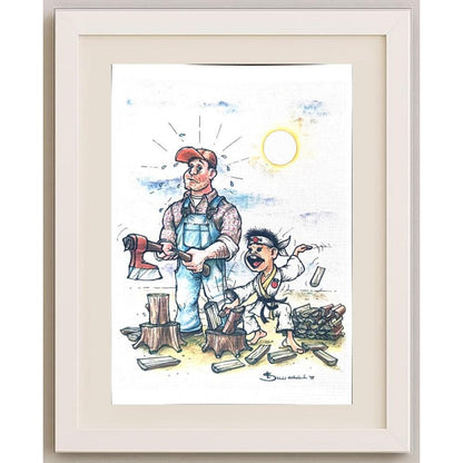 Liviu Stanila 29x21cm Orijinal Karikatür BOD02120