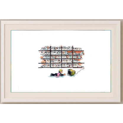 Winfried Besslich 29x21cm Orijinal Karikatür BOD02121
