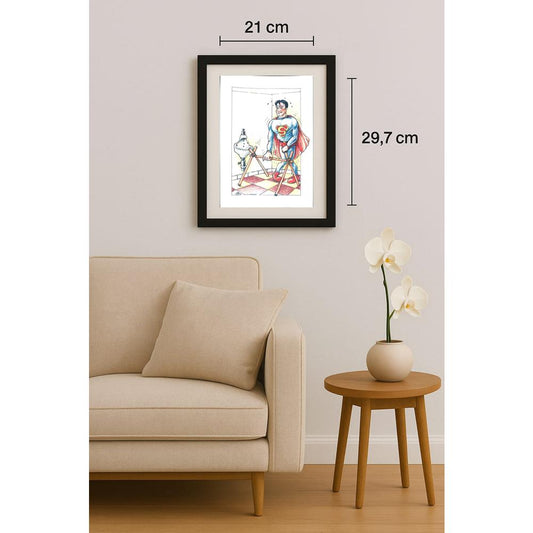 Liviu Stanila 29x21cm Orijinal Karikatür BOD02122