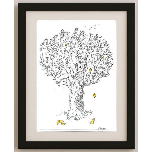 Borigen 29x21cm Orijinal Karikatür BOD02133