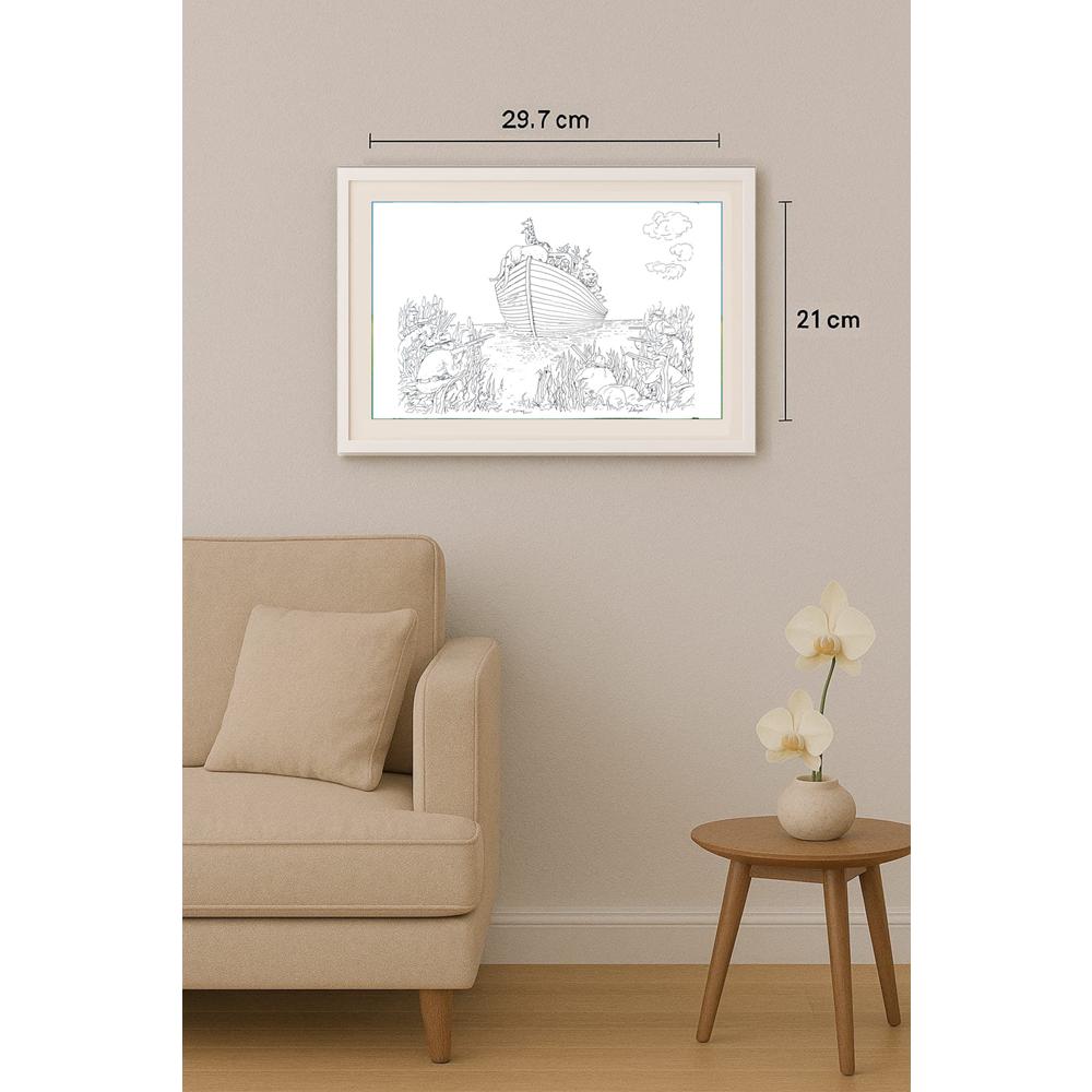 Borigen 29x21cm Orijinal Karikatür BOD02137