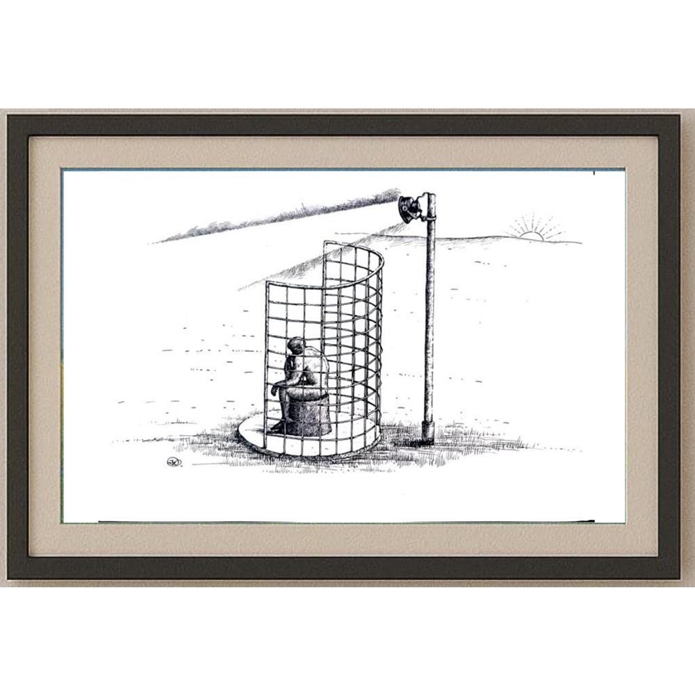 Yuri Ochakovski 29x21cm Orijinal Karikatür BOD02142