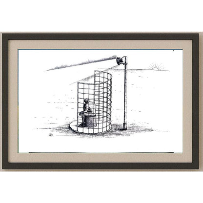 Yuri Ochakovski 29x21cm Orijinal Karikatür BOD02142